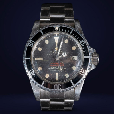 Raro Rolex Vintage modelo Sea Dweller &quot;Double Red&quot;, MKIII en estado original, número de serie correspondiente al 1974 - Modelo 1665.