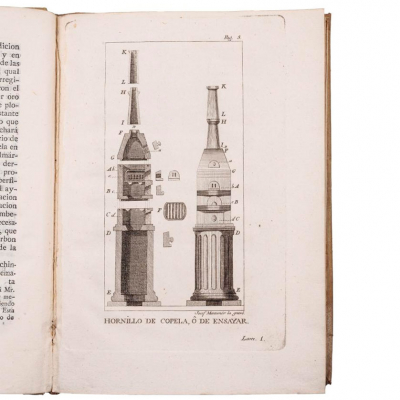 BALTHAZAR GEORGES SAGE "ARTE DE ENSAYAR ORO Y PLATA... 1785
