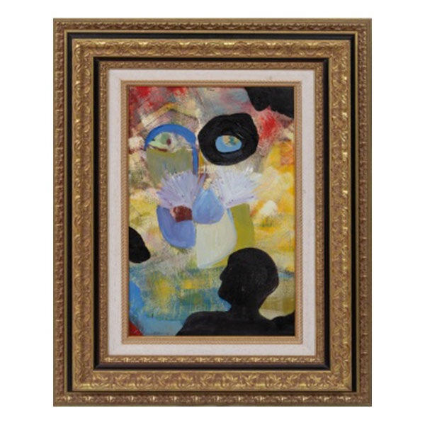 ANDRE  MINAUX  (París 1923 - Touquin 1986) &quot;Figuras&quot; Firmado: Minaux Acrílico / Cartón  