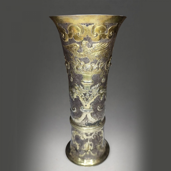 Importante Copa Ortodoxa en plata del a&ntilde;o 1637.