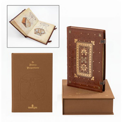 Facsímil De Divina Proportone-Signatura &amp; 170 sup. cuyo original se encuentra custiada en la Biblioteca Ambrosiana de Milán.