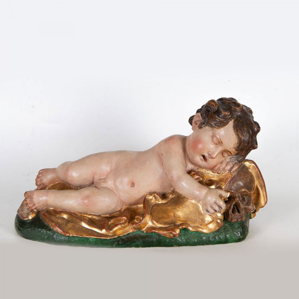 "Niño Jesús Dormido" Giovanni Battista Morelli (Roma, ? – Madrid, 1669), escuela italiana del siglo XVII.   