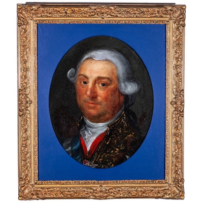 Círculo de Francisco de Goya - Retrato de Carlos IV