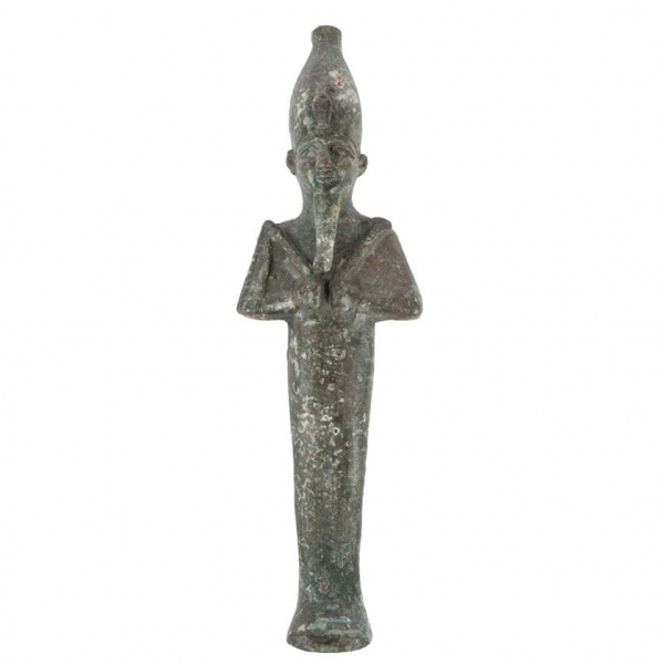 Dios Osiris en bronce Antiguo Egipto, Baja Época 323 a. C.