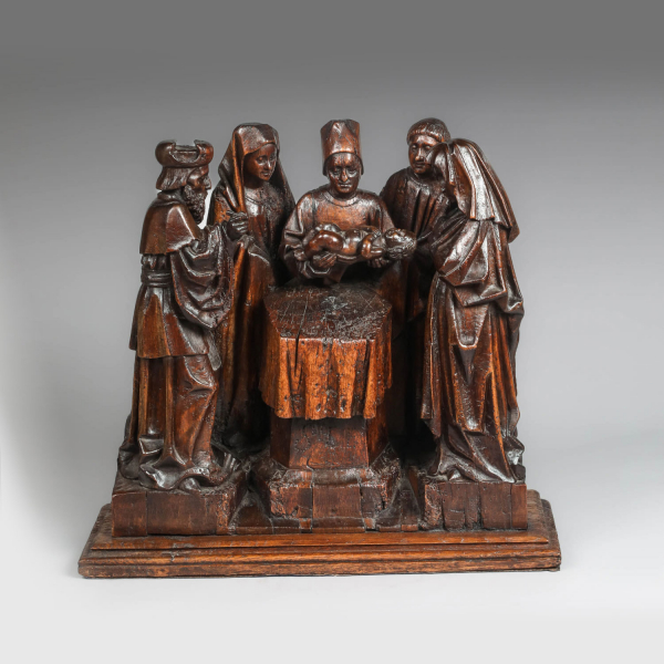 Presentación de Jesús en el Templo Grupo Gótico Belga del siglo XV 