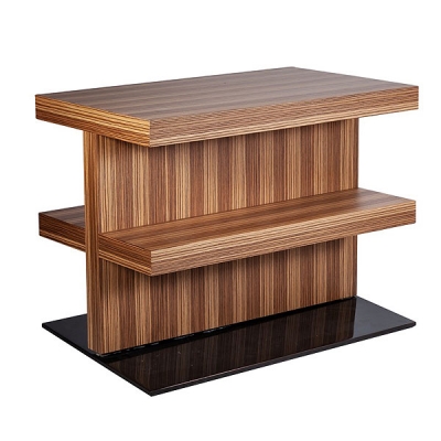 Mueble auxiliar con baldas veteada