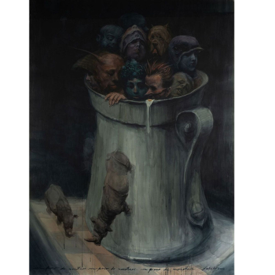 "A little about us", Roberto Fabelo (Camaguey, Cuba, 1950) , Arte Contempor&aacute;neo Latinoamericano del siglo XX. Acuarela 