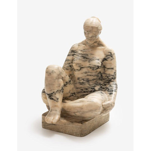 JOSÉ BORLAF REBOLLAL  (Bilbao 1926 - 1994) "Desnudo femenino"  mármol