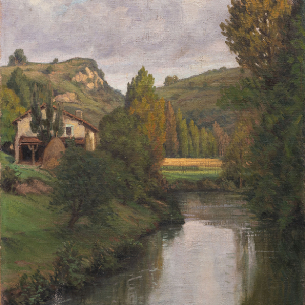 "Paisaje del Alto de Deba".  ÁNGEL CABANAS OTEIZA 