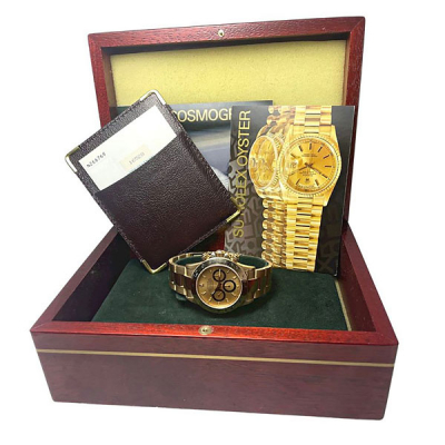 Excepcional Rolex Daytona &quot;inverted 6&quot; en oro macizo de 18k Modelo Rolex 16528.