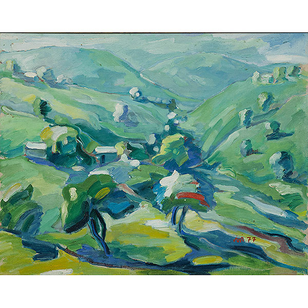 "Paisaje"  PEDRO FERMIN (Venezuela, 1950) 