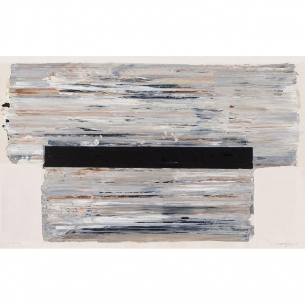 Rafael Canogar. P-14-10 Óleo sobre pankasteer. Firmado y fechado (10)
