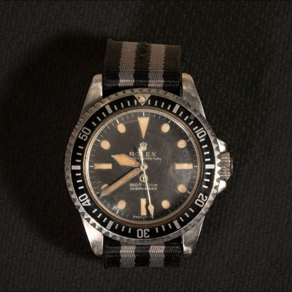 Raro Rolex Submariner Military "Milsub" en acero, año 1978.