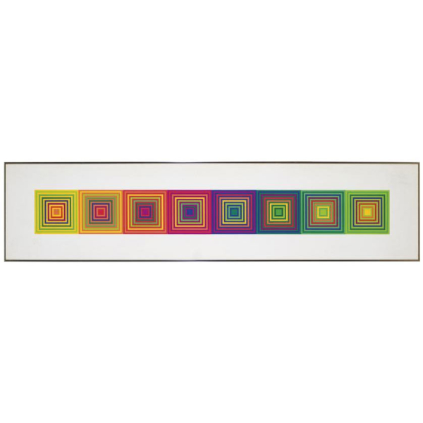 Francisco Sobrino.  "Sin t&iacute;tulo. 87/200 (1961-69)". Serigraf&iacute;a 