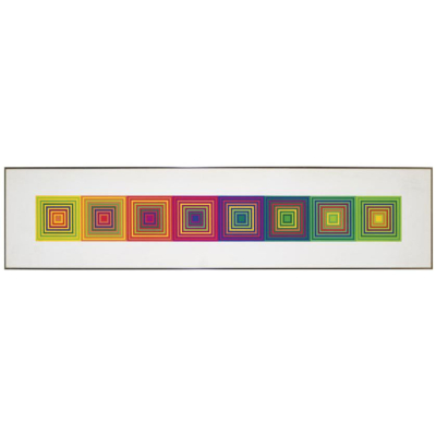 Francisco Sobrino.  "Sin t&iacute;tulo. 87/200 (1961-69)". Serigraf&iacute;a 