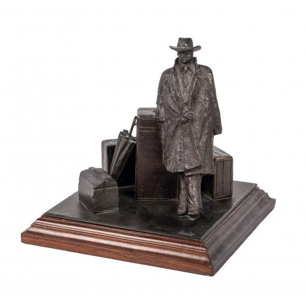 Eduardo Úrculo (1938 - 2003).   "El regreso de Williams B. Arrensberg (1993)". Escultura 