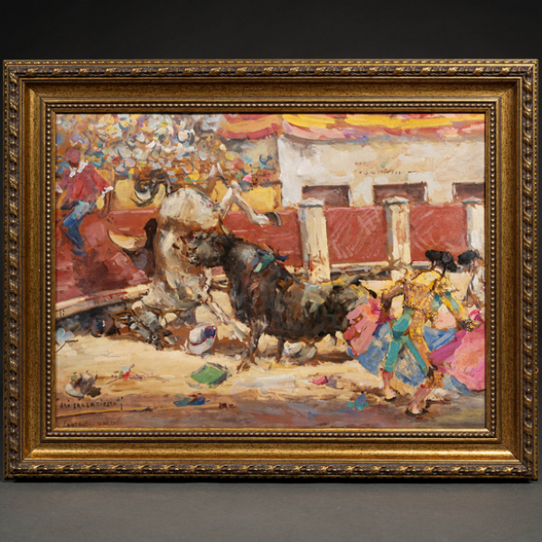 "Así era la fiesta".  ÁNGEL GONZÁLEZ MARCOS(Madrid, 1900-1978). 