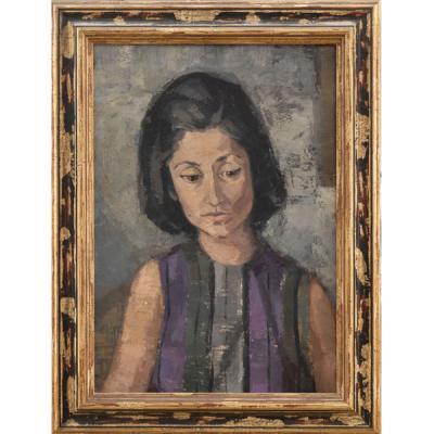 &quot;Retrato de Mujer&quot;  MENCHU GAL (Irún, 1919 - San Sebastián, 2008)  