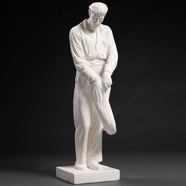 "Jugador vasco de Cesta punta".  ESCUELA VASCA DEL SIGLO XX.  