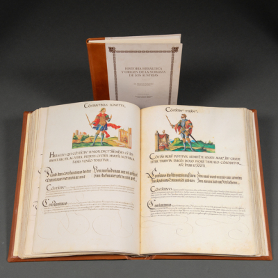 Facsímil Libro de la Historia Heráldica y Orígenes de la Nobleza. Ediciones Grial. Ejemplar 122/980.