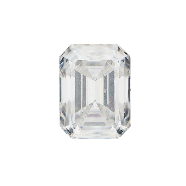 Diamante talla esmeralda. Peso: 2,10 ct. Color: D. Pureza: SI1.