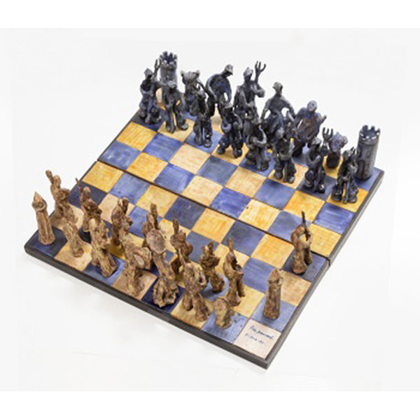 ROSA BROUARD  (1942-2016) "Ajedrez" Firmado: Rosa Brouard, 1975