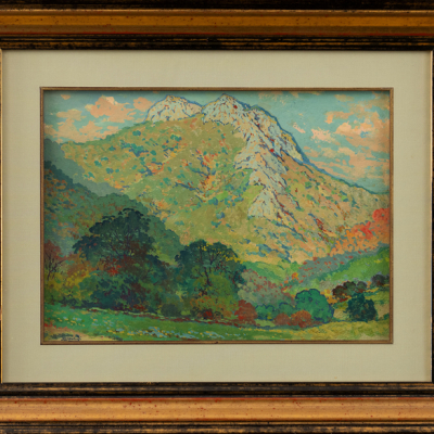 &quot;Paisaje del Txindoki&quot;  JUAN LARRAMENDI (Vera, 1917-2005)