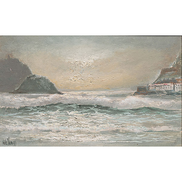 &quot;Vista de San Sebastián&quot;  JAMES WELLMAN (Southampton, 1927 - San Sebastián, 2005) 