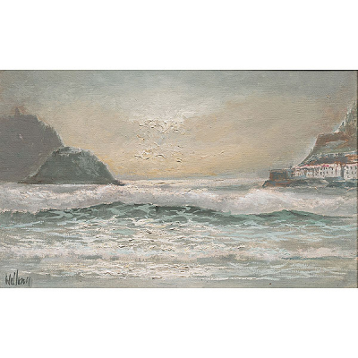 &quot;Vista de San Sebastián&quot;  JAMES WELLMAN (Southampton, 1927 - San Sebastián, 2005) 