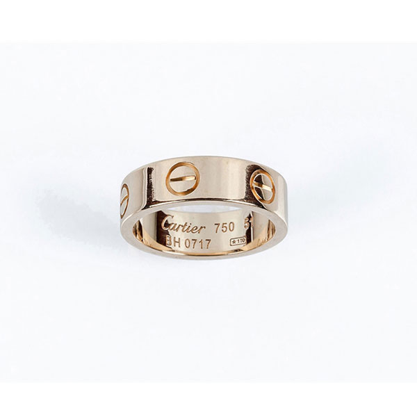 Anillo CARTIER modelo LOVE en oro amarillo. Nº BH 0717.
