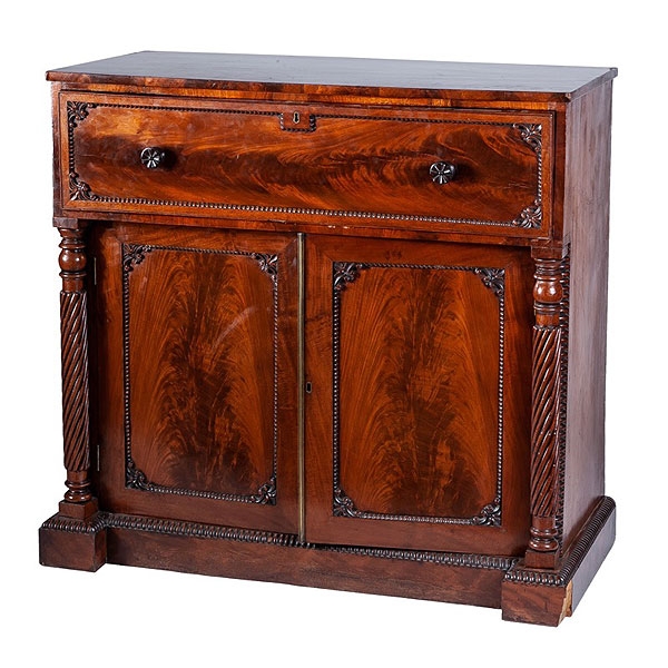 Escritorio de caoba inglés época William IV S.XIX