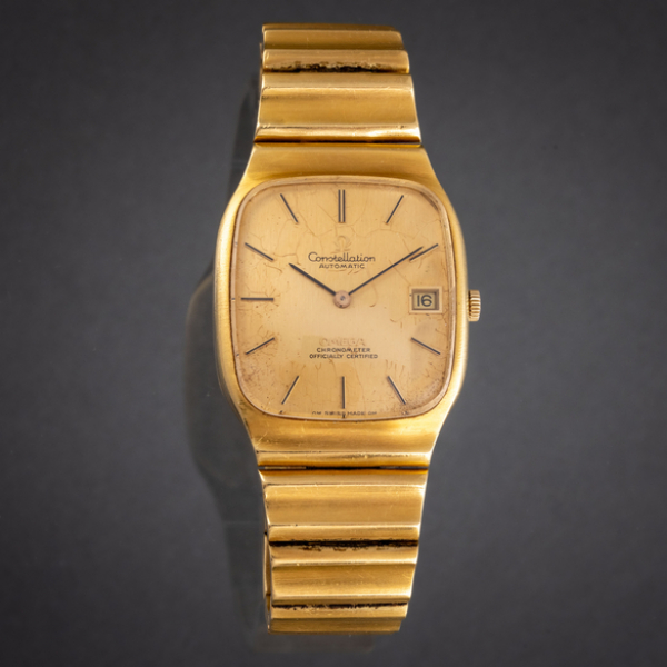 Reloj Omega Vintage en oro amarillo de 18 kt modelo Constellation.