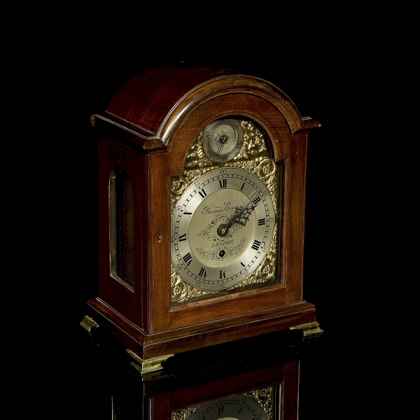 Reloj de sobremesa estilo Jorge III de Thomas Evans 1844-1890.
