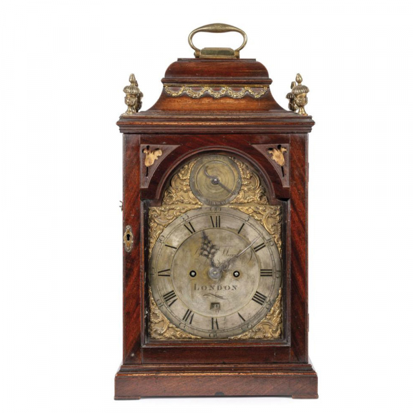 Reloj bracket Jorge III del relojero Benjamin Ward S. XVIII. 