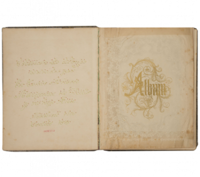 Álbum de dibujos coleccionados por la Excma. señora marquesa de Ilcedo y su hija Ana, Madrid 1860-Oviedo 1919. 