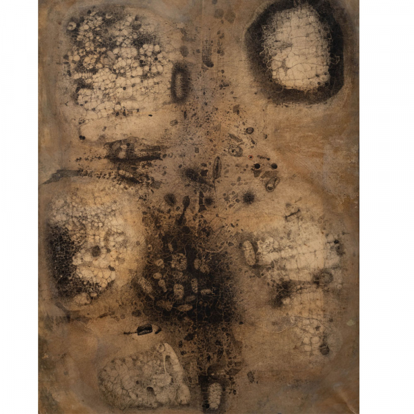 "S/T"  FRANCISCO PEINADO (Málaga, 1941).   Firmado: Peinado 1966.   Técnica: Óleo/Lienzo. 