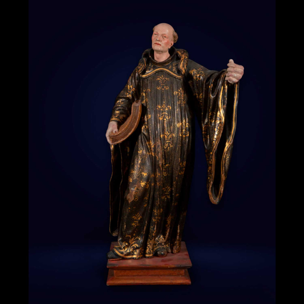 San Francisco de Asís - Círculo de los Hermanos Mora (Diego y José) José de Mora (Baza, Granada, 1642 - 1724) Barroco Granadino Andaluz del siglo XVII.