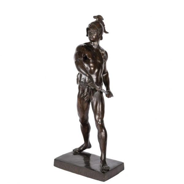 Emile Louis Picault (1833 - 1915).   "Honor Patria". Escultura relizada en bronce.
