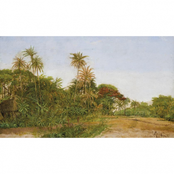 Félix Martínez Lorenzo.   &quot;Paisaje de Filipinas&quot;. 