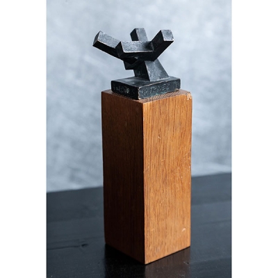 Jorge Oteiza (Orio 1908 - San Sebastian 2003) &quot;Irten Ezin&quot; Escultura