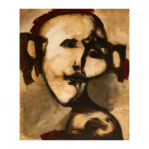 Modest Cuixart (Barcelona, 1925-Palamós, Girona, 2007) So de sord. Técnica mixta sobre papel adherido a tabla.