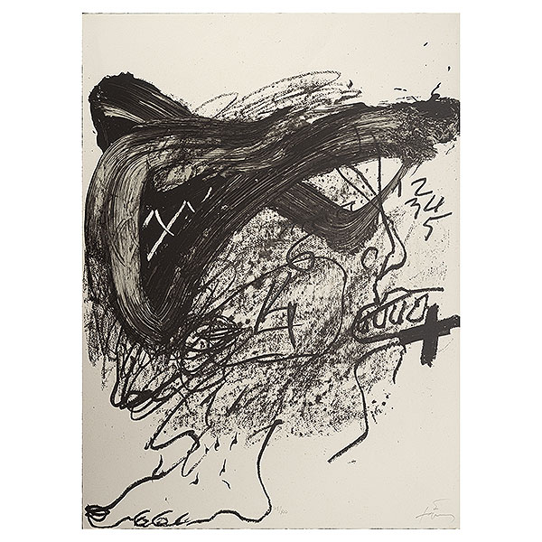 Antoni Tàpies (Barcelona, 1923-2012) Nicaragua. Litografía sobre papel Arches.