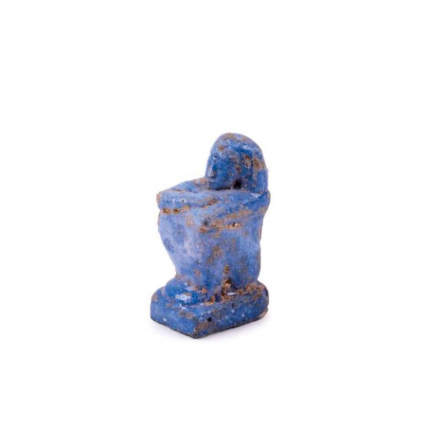 Amuleto en forma de estatua cubo. Antiguo Egipto Baja Época, 664 - 323 a. C.