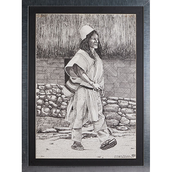 Anónimo Colombiano Dibujo.