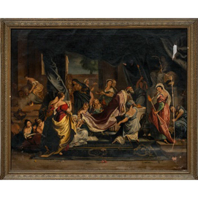 ESCUELA EUROPEA  (S. XIX) &quot;Escena religiosa&quot;