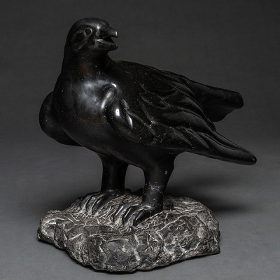 &quot;Pájaro&quot; Escultura de bulto redondo de gran tamaño realizado en piedra. C. 1981