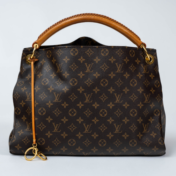 Louis Vuitton. Bolso Artsy MM en lona con el monograma LV.