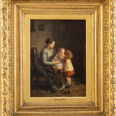 &quot;Mujer y Niños&quot;  HUGO CAMERON (Inglaterra, 1835-1918) 