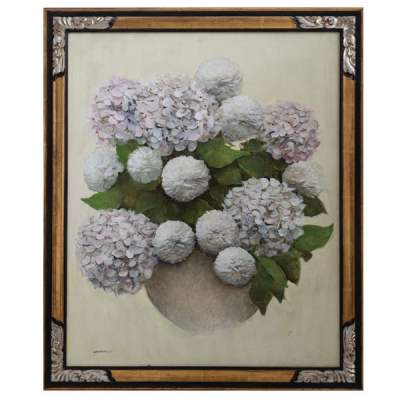&quot;Bodegón de Hortensias&quot; Autoría: CARLOS LAHARRAGUE 