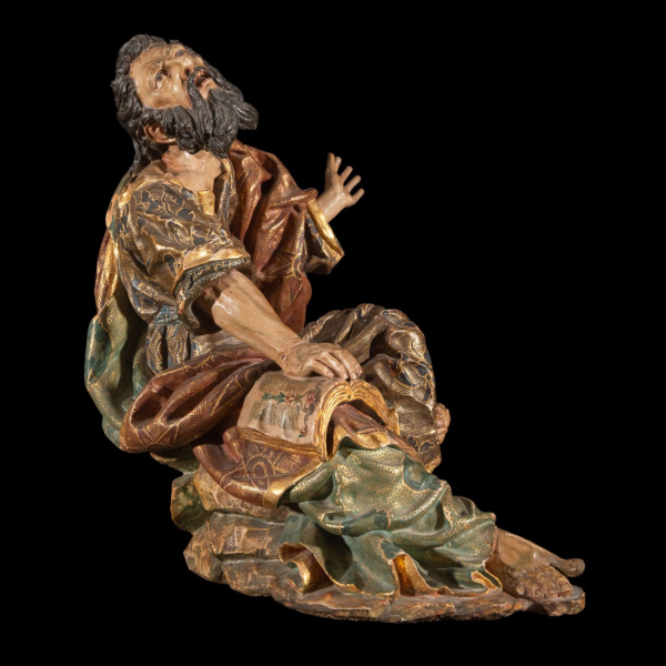 San Lucas, Maestro Barroco Sevillano del siglo XVIII 